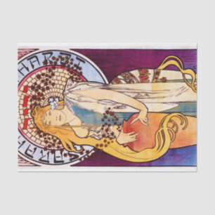 Papier Mousseline Alphonse Mucha