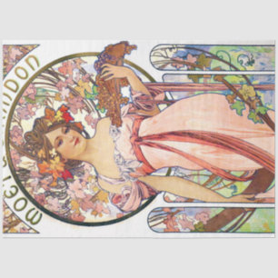 Papier Mousseline Alphonse Mucha