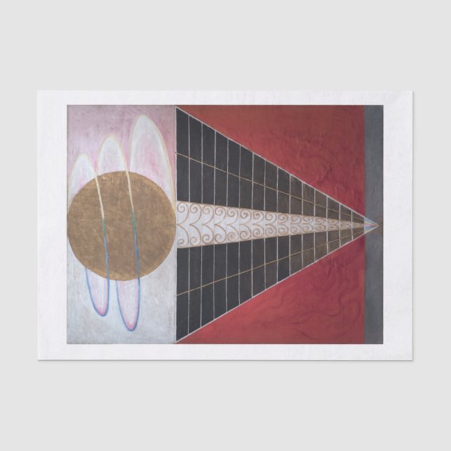 Papier Mousseline Altarpice no 2, Hilma af Klint (Recto)