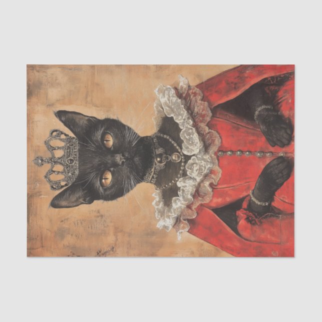 Papier Mousseline Altesse royale du chat2 (Recto)