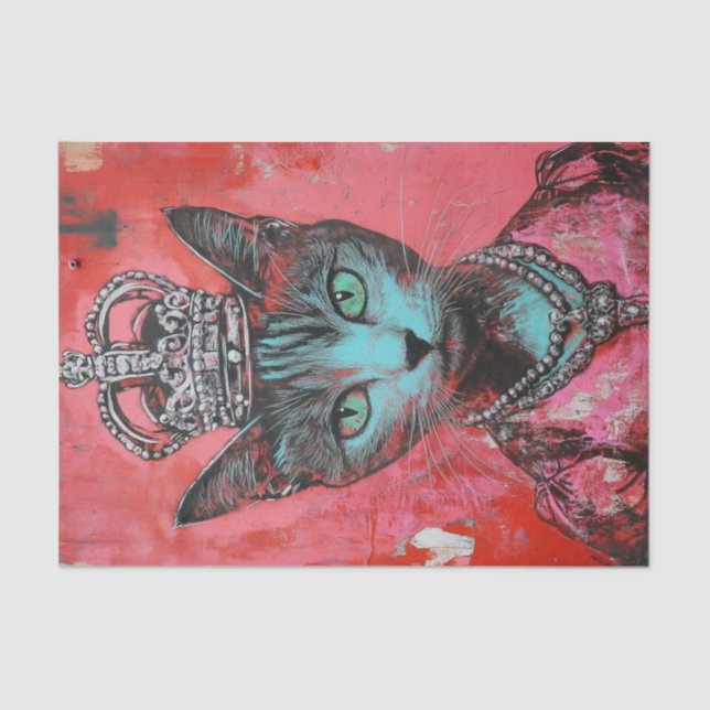 Papier Mousseline Altesse royale du chat5 (Recto)