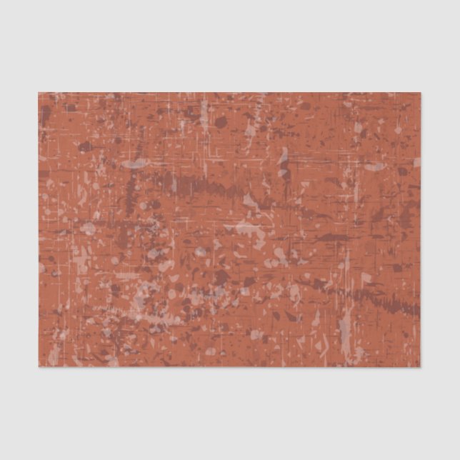 Papier Mousseline Amateur d'art de rouille foncée Artiste abstrait P (Recto)
