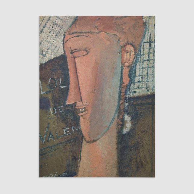 Papier Mousseline Amedeo Modigliani - Lola de Valence (Créateur téléchargé)