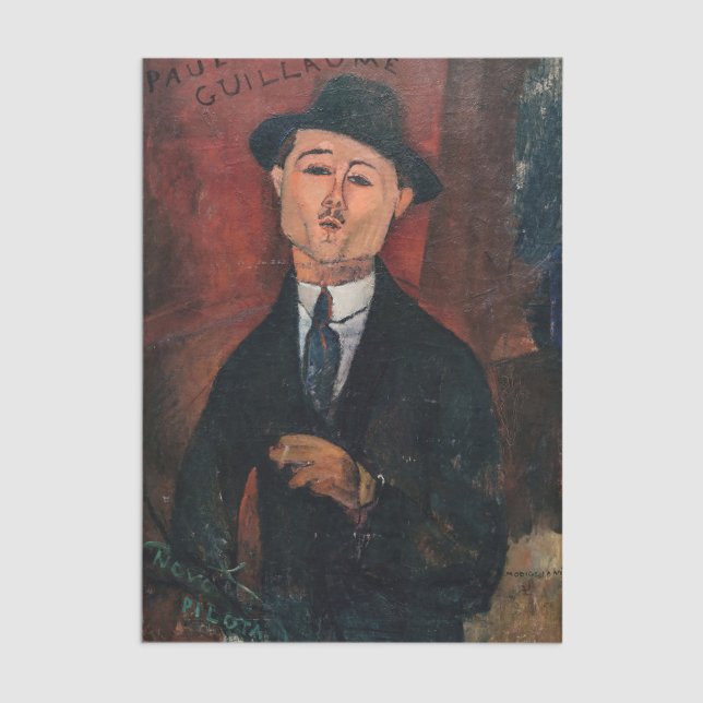 Papier Mousseline Amedeo Modigliani - Paul Guillaume, Novo Pilota (Créateur téléchargé)