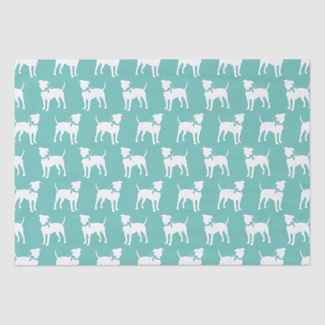 Papier Mousseline American Staffordshire Pit taureau Chien Chien Chi (Recto)