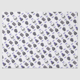 Papier Mousseline Améthyste Sorcière gothique Triple Moon Motif