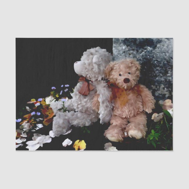 Papier Mousseline Amis d'ours de nounours (Recto)