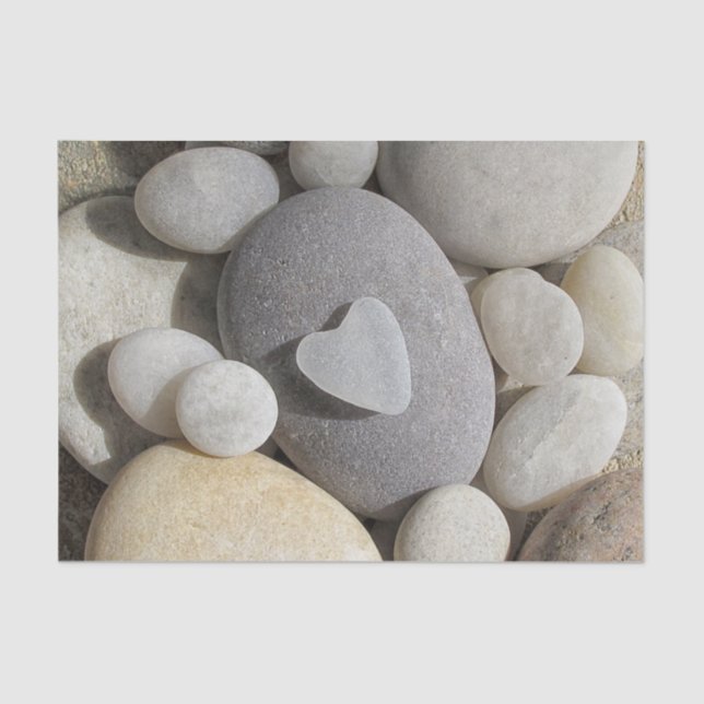 Papier Mousseline Amour de la plage (Recto)