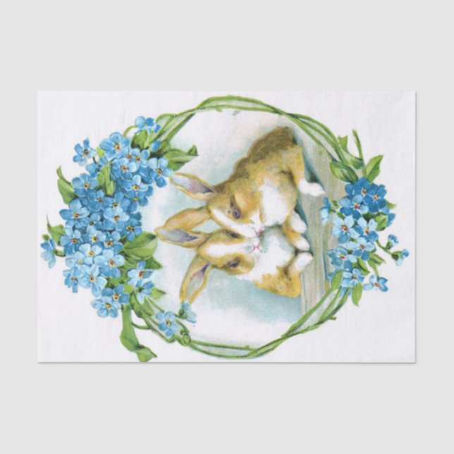 Papier Mousseline Amour de lapin (Recto)