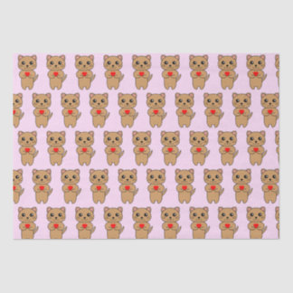 Papier Mousseline Amour Rose Parfait