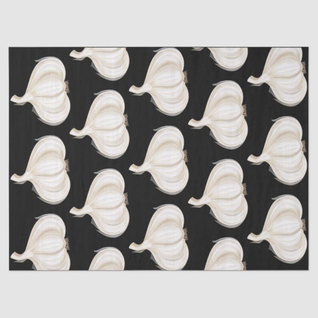 Papier Mousseline Ampoules d'ail (Recto)