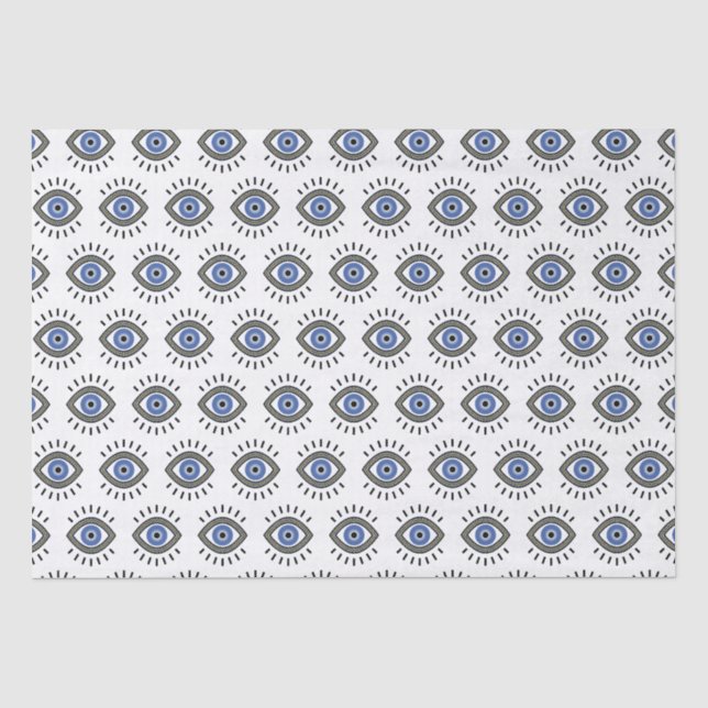 Papier Mousseline Amulet de perle de protection contre les yeux  (Recto)