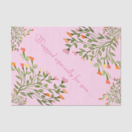 Papier Mousseline Amusants Coeur en forme de fleur design