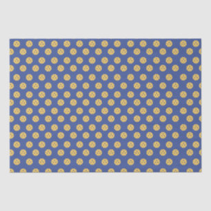 Papier Mousseline Amusants Pickleball Motif cadeau bleu