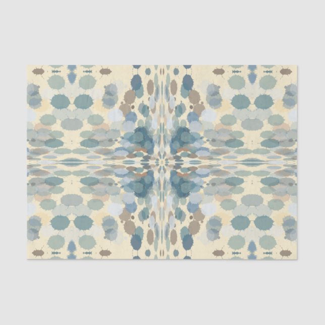 Papier Mousseline Amusement estival Ocean Spray Splatter Art Abstrai (Recto)