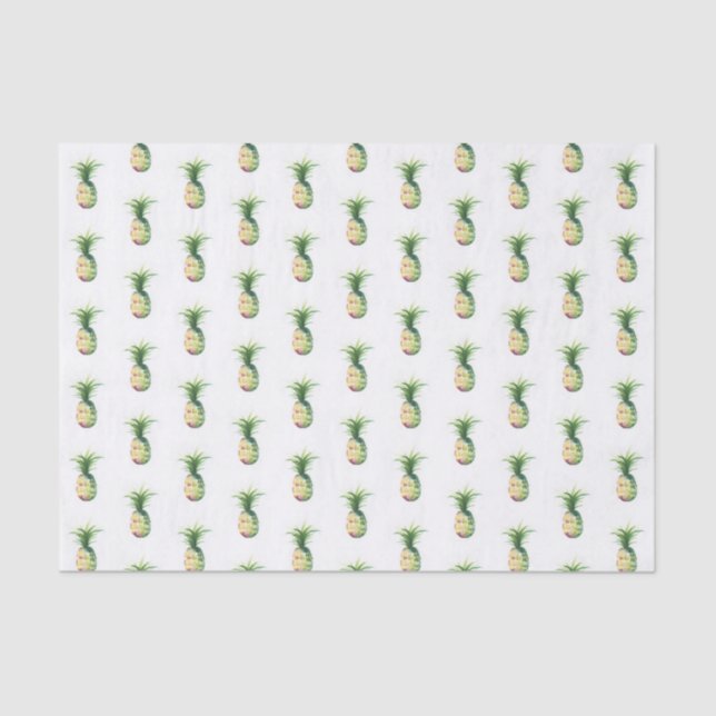 Papier Mousseline Ananas (Recto)