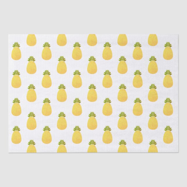 Papier Mousseline Ananas (Recto)
