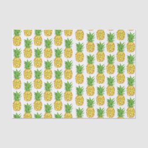 Papier Mousseline Ananas blanc