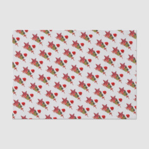 Papier Mousseline Ananas Père Noël Starfish Beach Tissu Papier