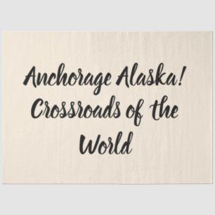 Papier Mousseline Anchorage Alaska Carrefour du Monde