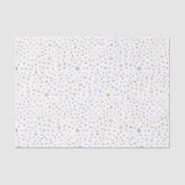 Papier Mousseline Andie Confetti Aquarelle Points Papier Tissu