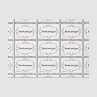 Papier Mousseline Anesthésiste - chic