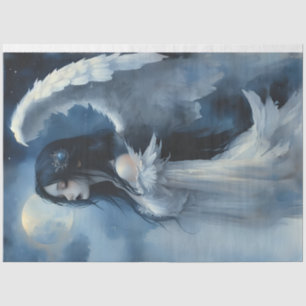Papier Mousseline Ange de la nuit