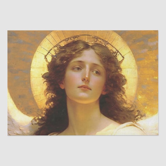 Papier Mousseline Ange d'or Esprit du matin (Recto)