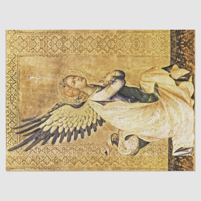 Papier Mousseline ANGEL DE L'ANNONCE, Saint Gabriel par Simone Marti (Recto)