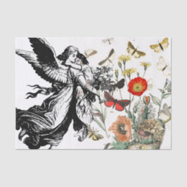 Papier Mousseline ANGEL EN Tissus AVEC FLEURS