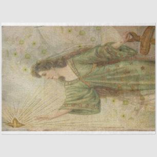 Papier Mousseline Angel Salutation Noël étoile