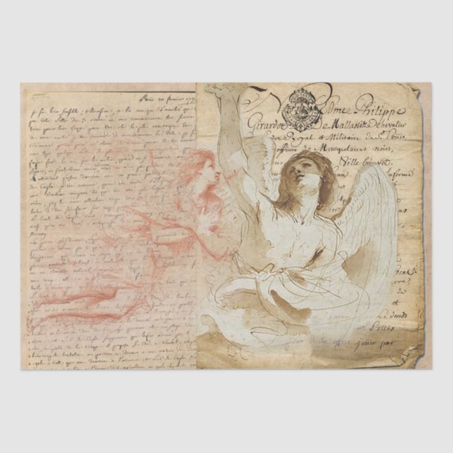 Papier Mousseline Angélique (Recto)