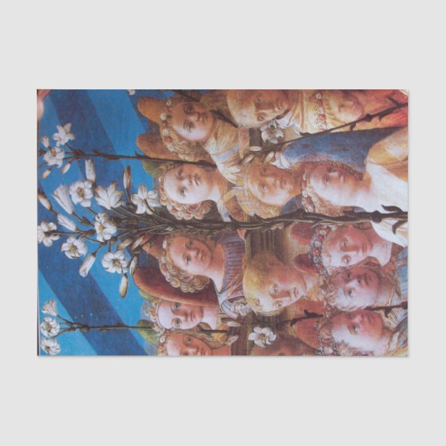 PAPIER MOUSSELINE ANGELS AVEC MENSONGES BLANCS (Recto)
