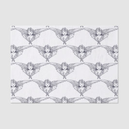 PAPIER MOUSSELINE ANGELS EN BLEUS ET BLANC