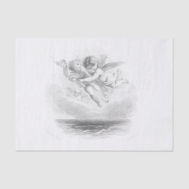Papier Mousseline Anges (Recto)