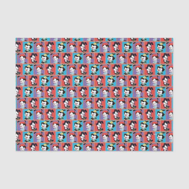 Papier Mousseline Animaniacs | Graphique de panneau Yakko, Dot et Wa (Recto)