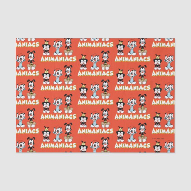 Papier Mousseline Animaniacs | Graphique de Warner Sibings "No Evil" (Recto)