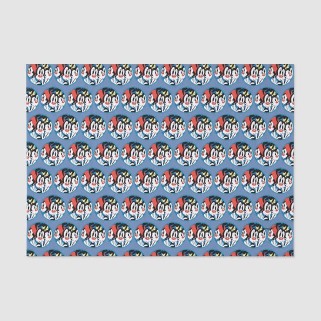 Papier Mousseline Animaniacs | Warner Siblings Circle Graphic (Recto)