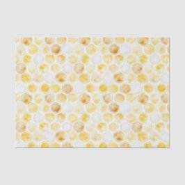 Papier Mousseline Anniversaire de Honeycomb jaune or