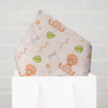 Anniversaire Enfants Mignons Dinosaur Orange