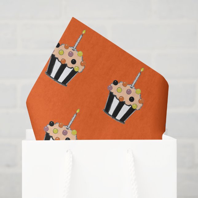 Papier Mousseline Anniversaire Halloween (Sac cadeau)