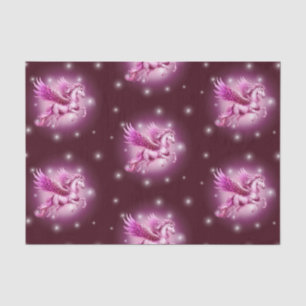 Papier Mousseline Anniversaire Pink Pegasus Design Imaginaire