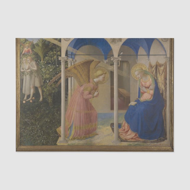 Papier Mousseline Annonce par Fra Angelico (Recto)