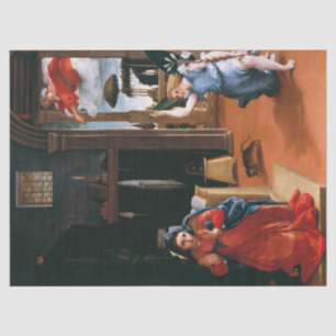 Papier Mousseline ANNONCE RECANATI par Lorenzo Lotto