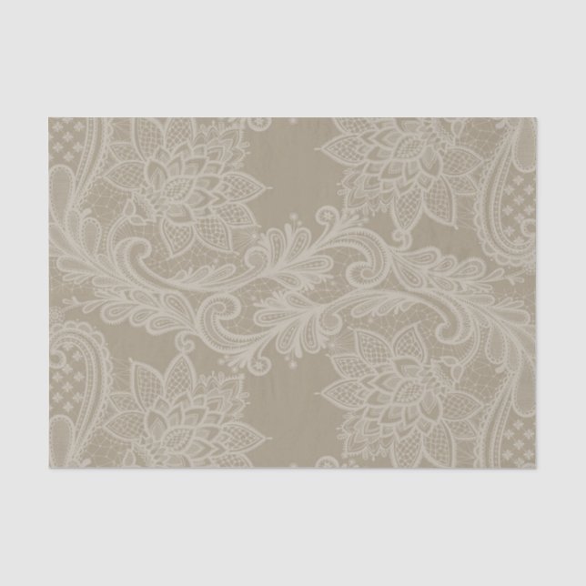 Papier Mousseline Antique dentelle (Recto)