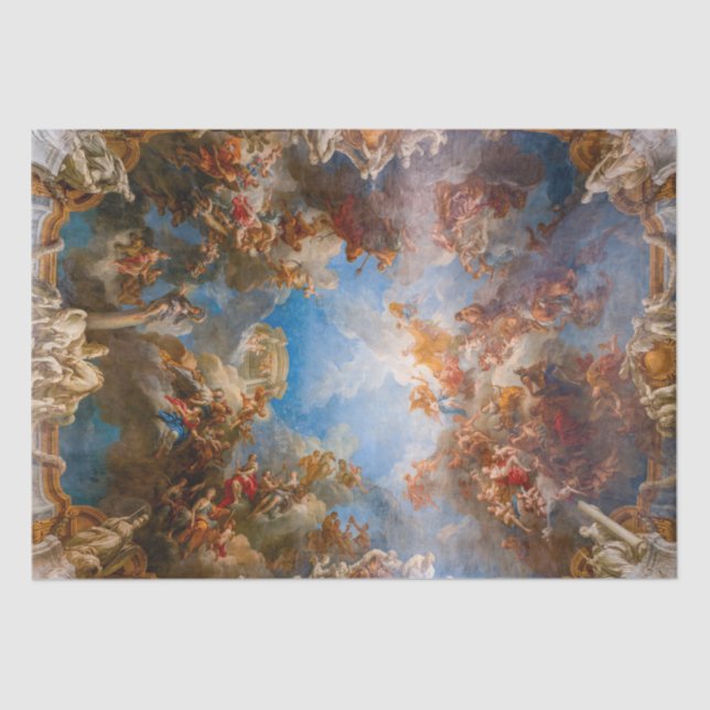 Papier Mousseline Apothéose d'Hercule au Château de Versailles (Recto)