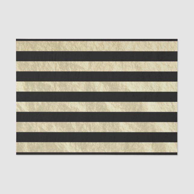 Papier Mousseline Apparence en nuances d'or noir et clair (Recto)
