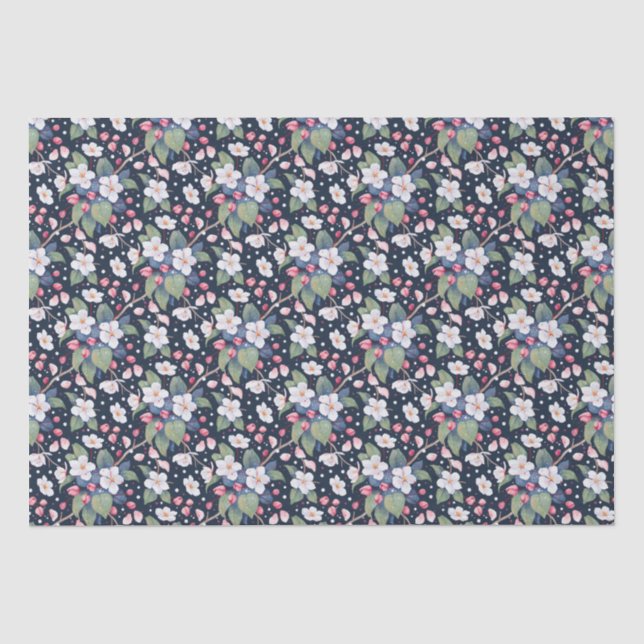 Papier Mousseline Apple Blossom (Tangaroa) (Recto)