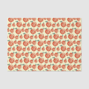 Papier Mousseline Apple rouge gribouillent le motif