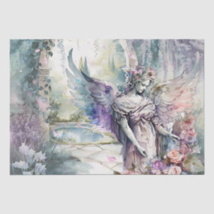 Papier Mousseline Aquarelle Angle dans le jardin